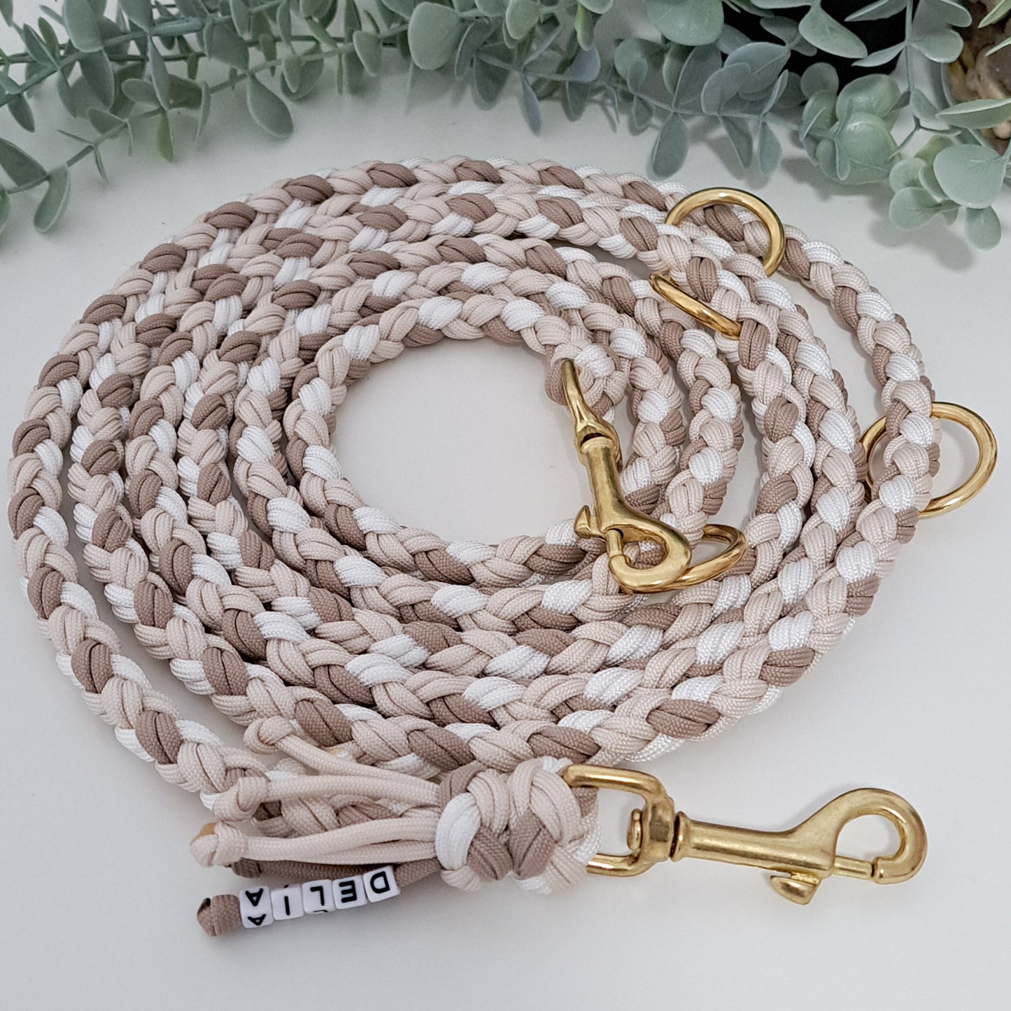 Paracord-Leine, Farbcode: 28-29-29-30, Gold