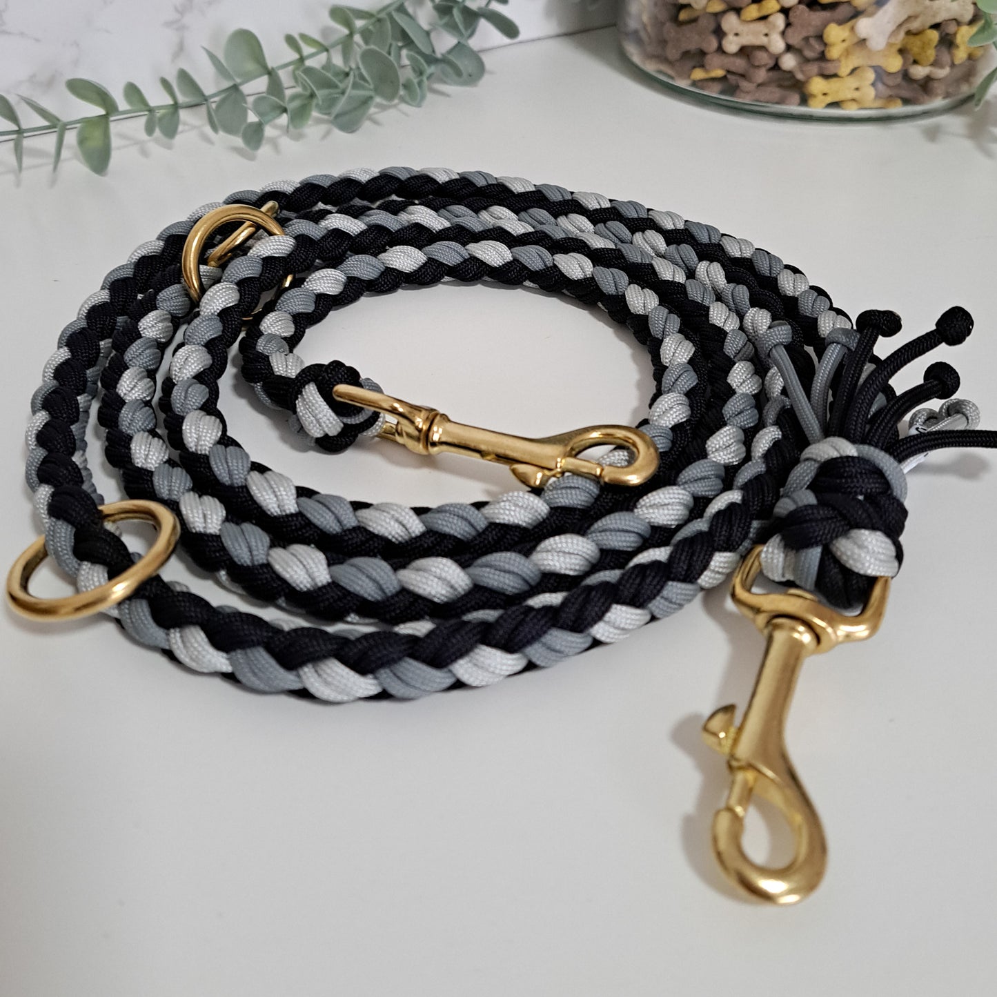 Paracord-Leine, Farbcode: 25-25-26-27, Gold