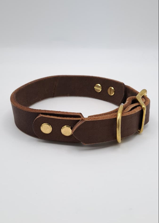 Fettlederhalsband "Hazel"