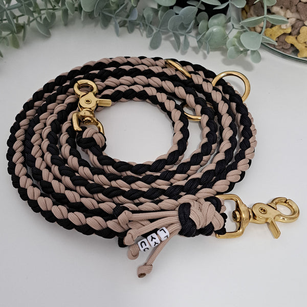 Paracord-Leine, Farbcode: 30-30-25-25, Gold
