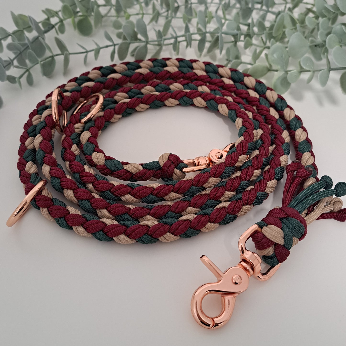 Paracord-Leine, Farbcode: 2-2-14-31, Roségold