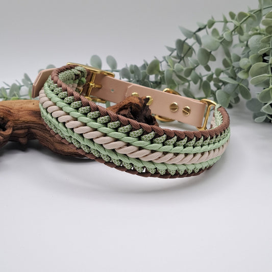 Paracord-Halsband "Sky"