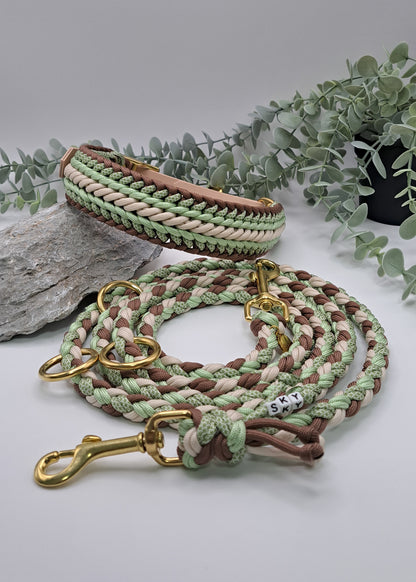 Paracord-Halsband "Sky"