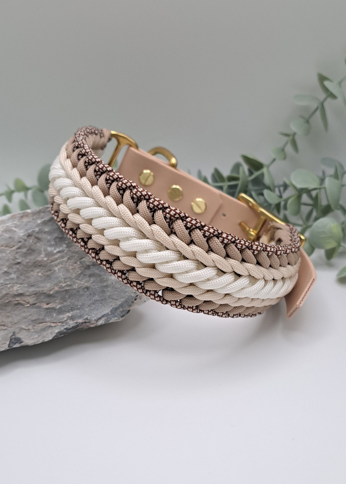 Paracord-Halsband "Sky"