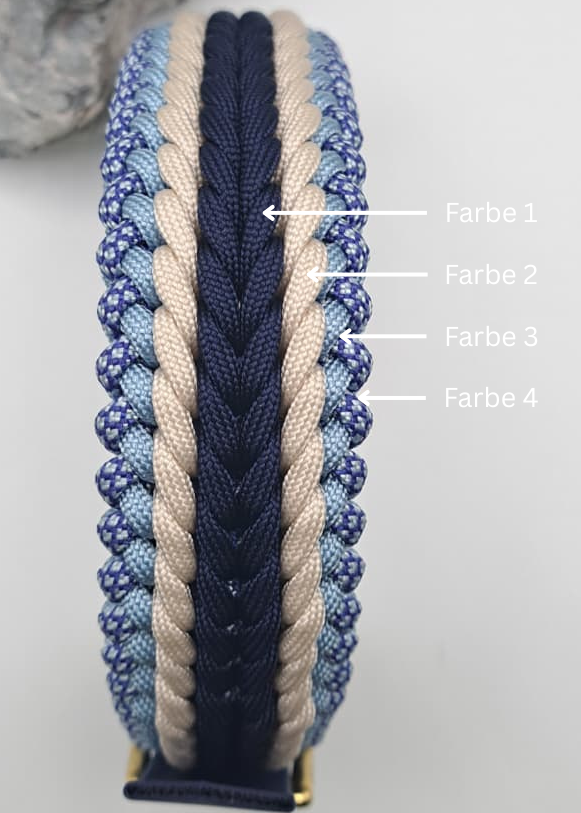Paracord-Halsband "Holly"