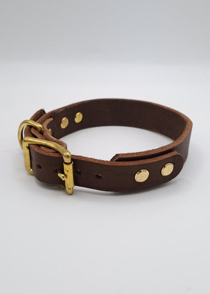 Fettlederhalsband "Hazel"