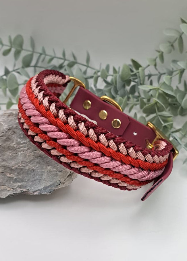 Paracord-Halsband "Sky"