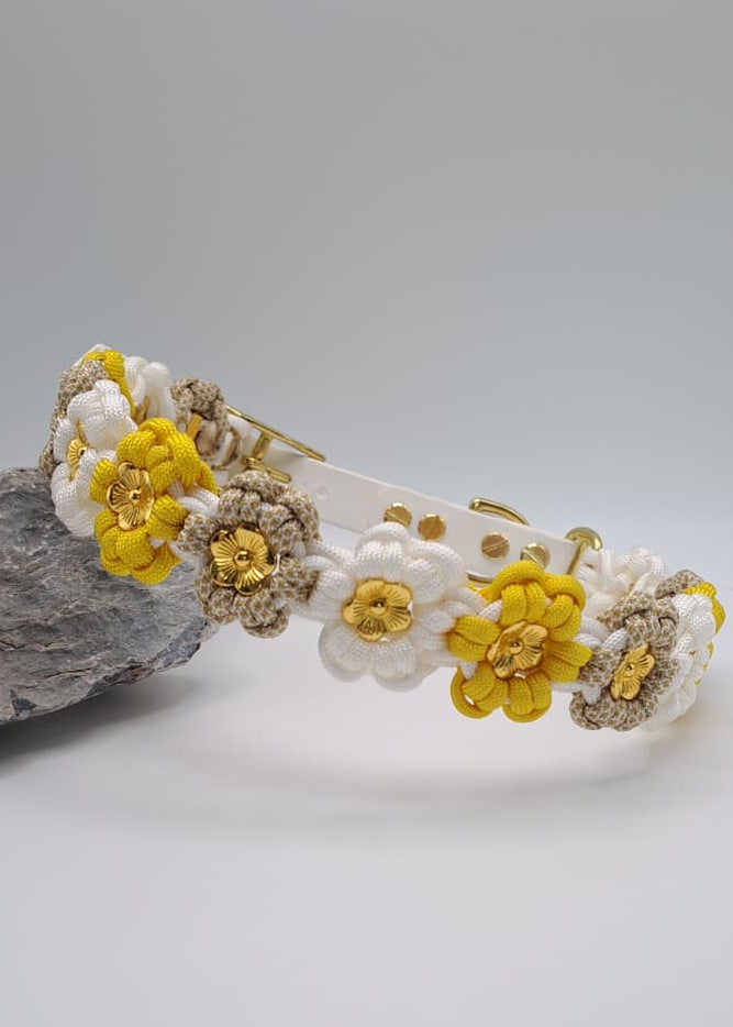 Paracord-Halsband "Flora"